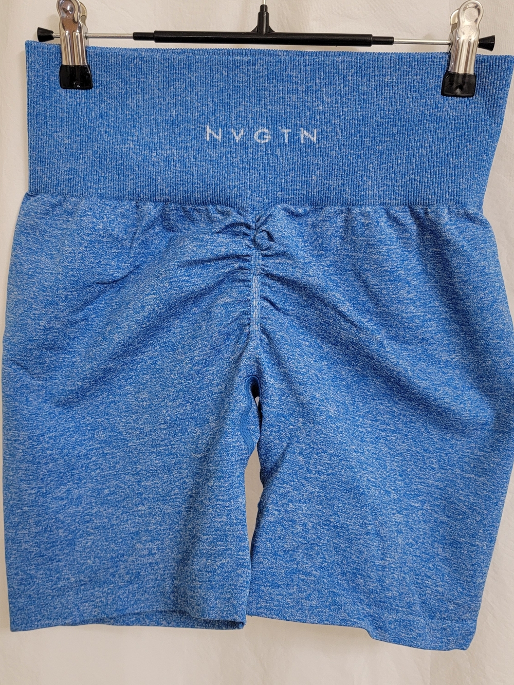 NVGTN Heathered Blue Seamless Short
